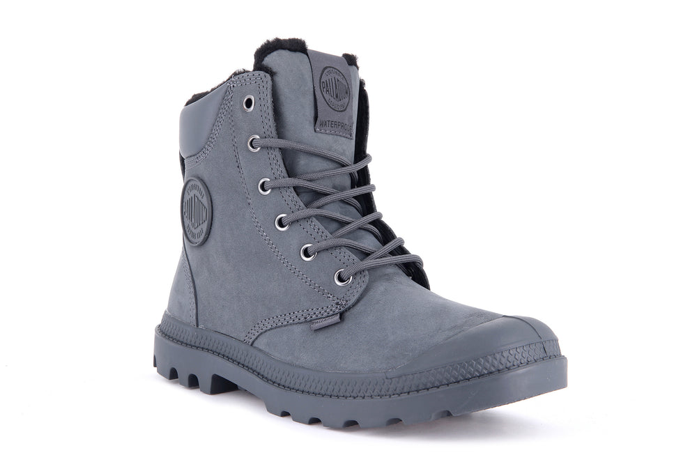 Botas Palladium PAMPA SPORT CUFF WPS Hombre Gris Oscuro | Costa Rica-34079